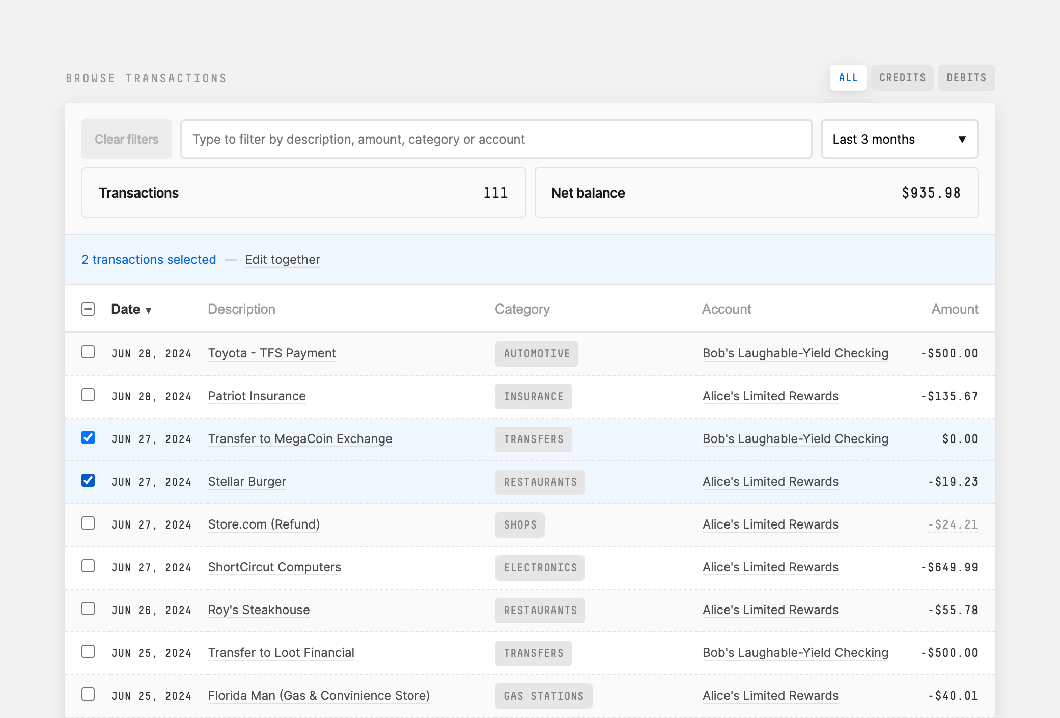 Screenshot of Batch-editor
